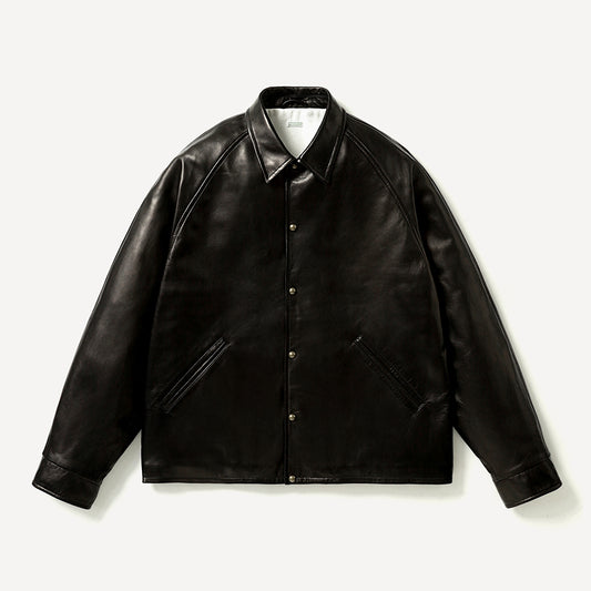 A.PRESSE - Leather Coach Jacket