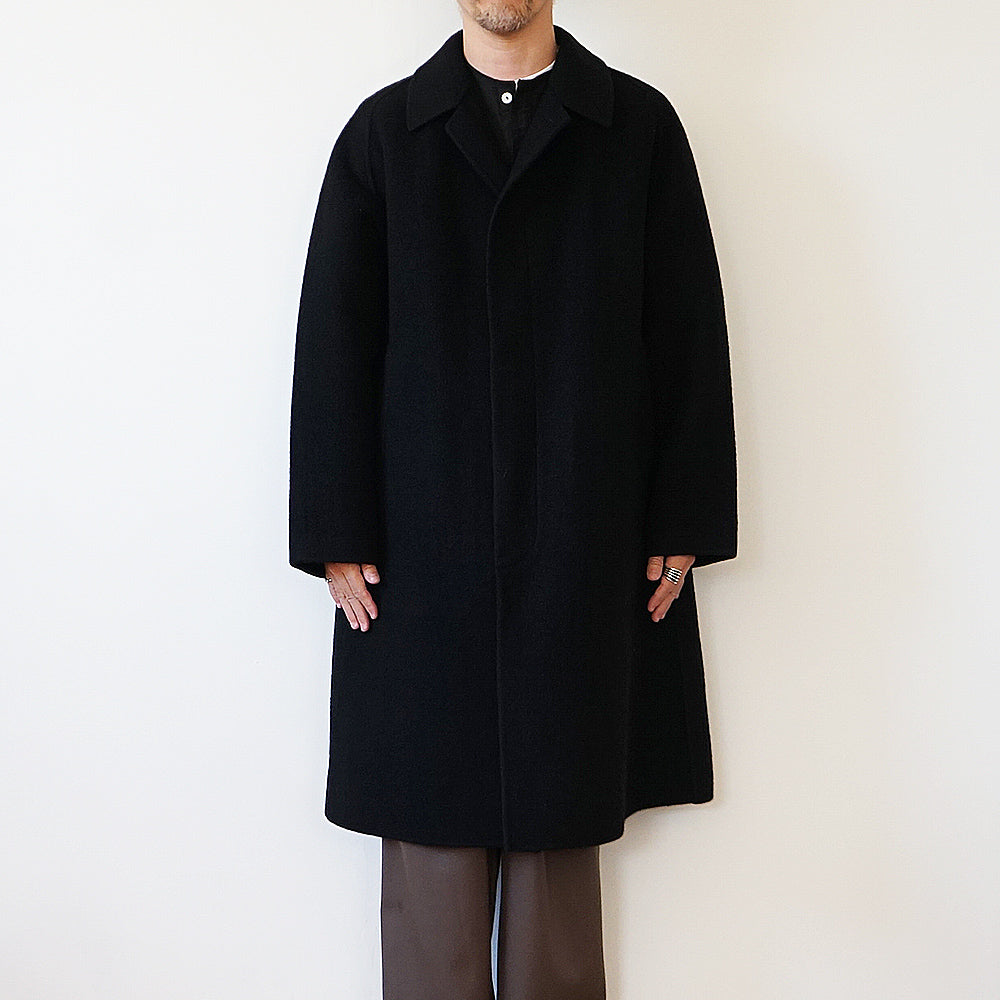 A.PRESSE - Cashmere Melton Long Coat