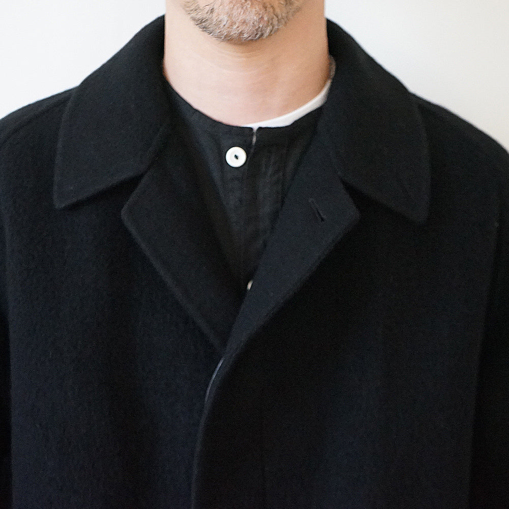 A.PRESSE - Cashmere Melton Long Coat