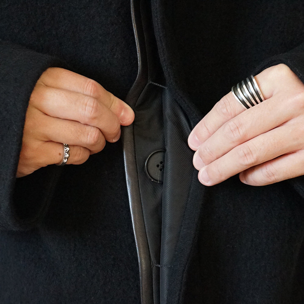 A.PRESSE - Cashmere Melton Long Coat