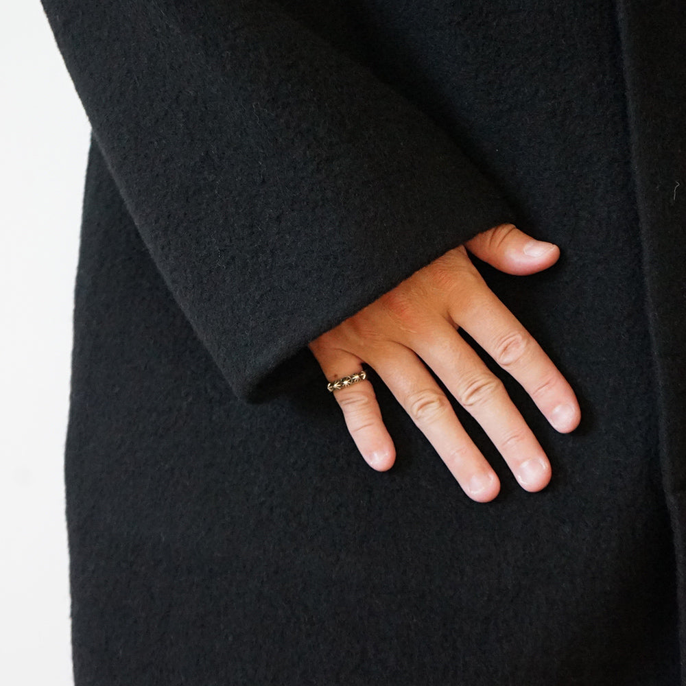 A.PRESSE - Cashmere Melton Long Coat