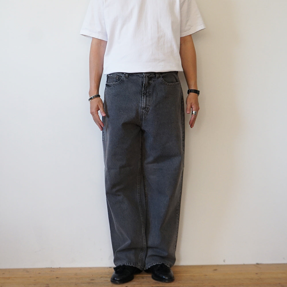 A.PRESSE - Vintage Gray Denim Pants