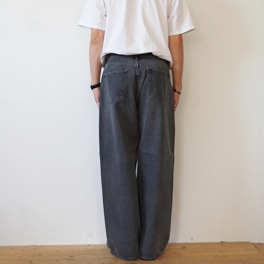 A.PRESSE - Vintage Gray Denim Pants