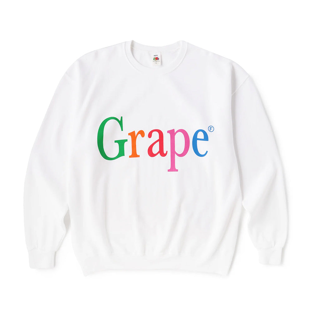 byeA. - NOT APPLE SWEAT Grape WHITE