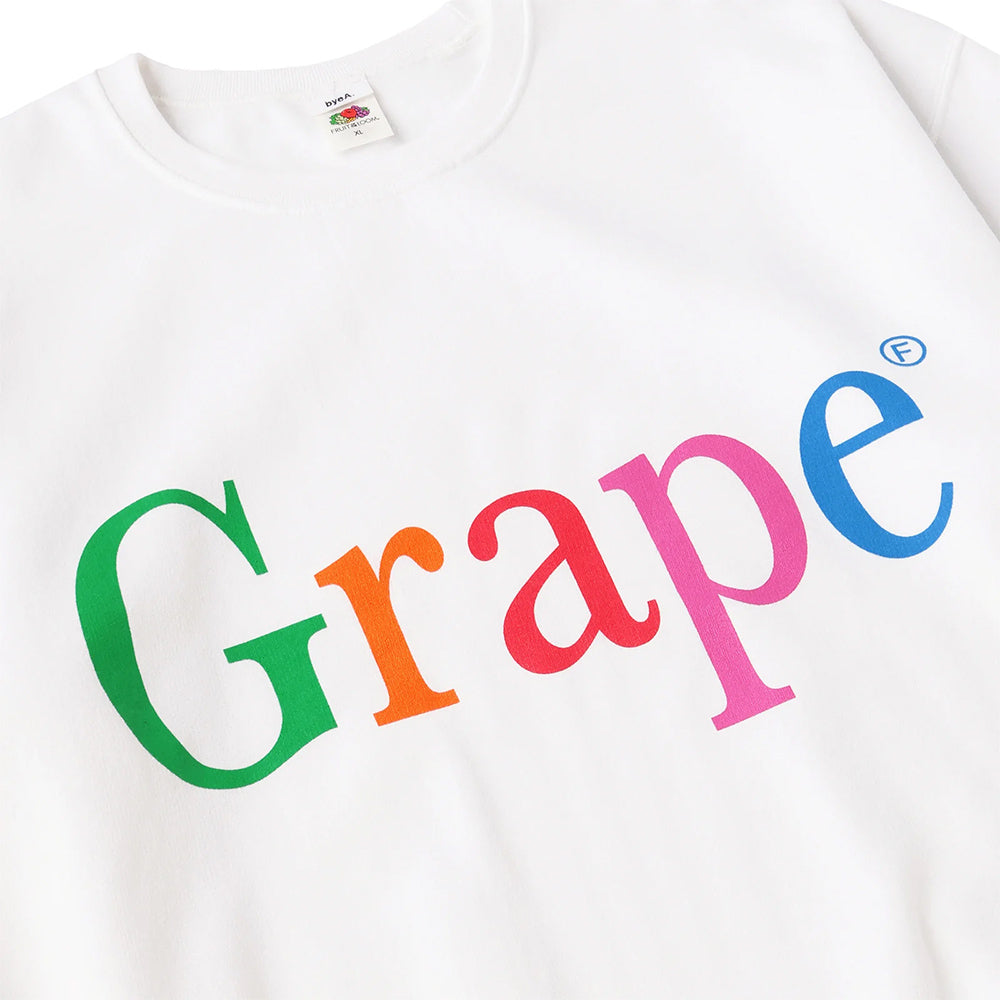 byeA. - NOT APPLE SWEAT Grape WHITE