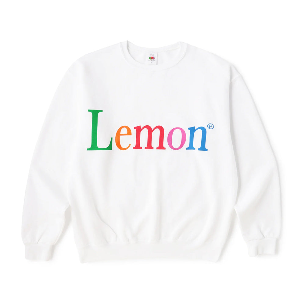 byeA. - NOT APPLE SWEAT Lemon WHITE