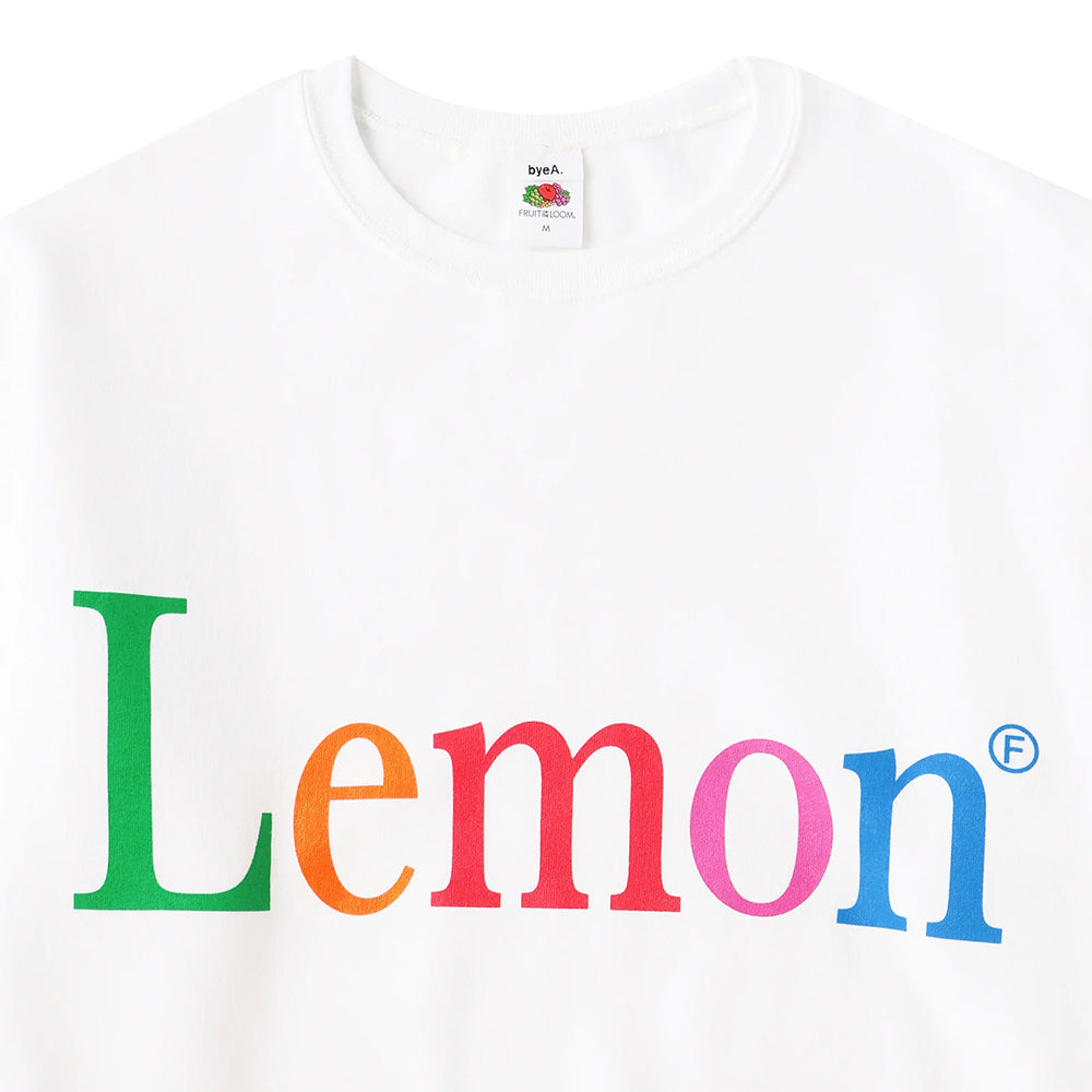 byeA. - NOT APPLE SWEAT Lemon WHITE