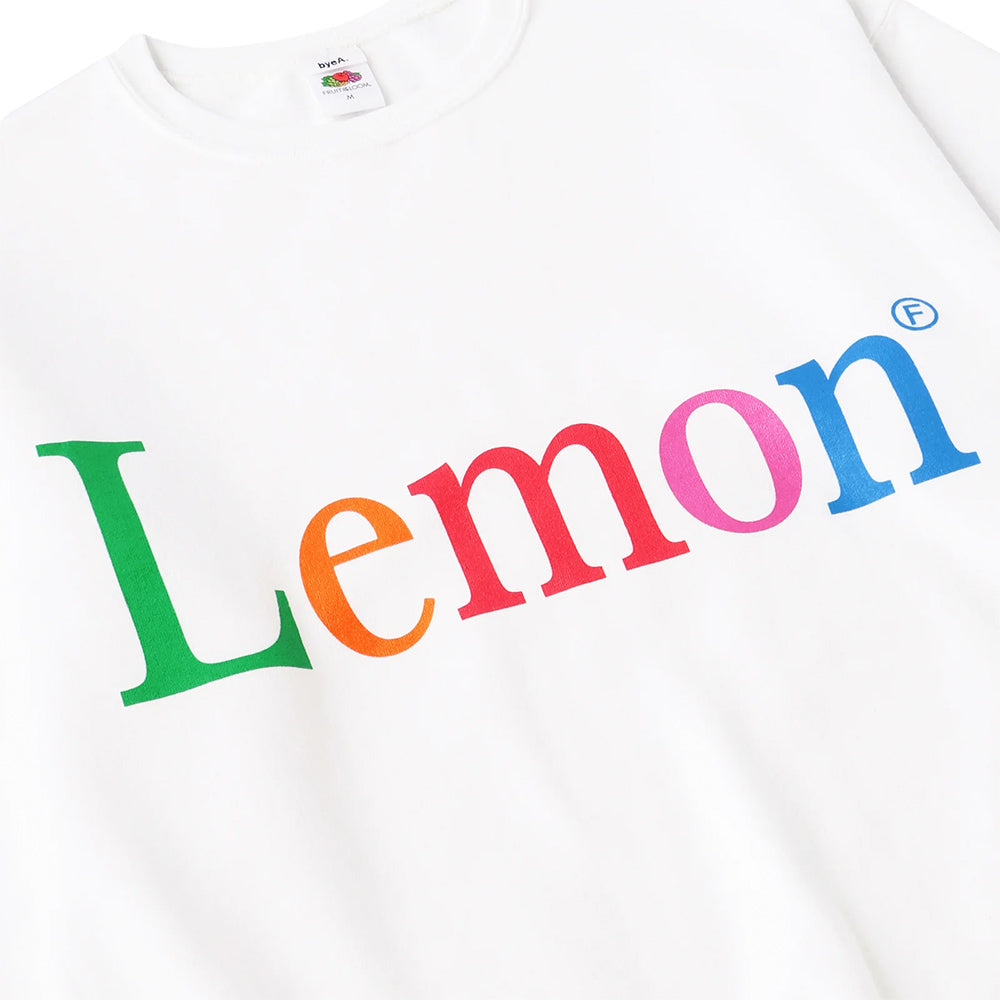 byeA. - NOT APPLE SWEAT Lemon WHITE