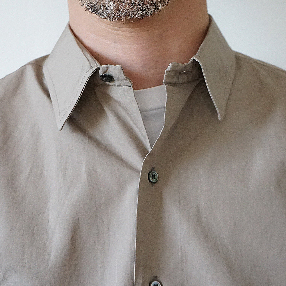 HEUGN - Alan Sand Beige overdyed (SHIRT147)