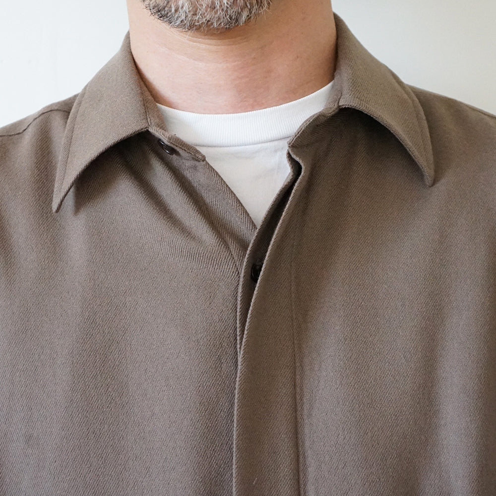 HEUGN - Dick Wool Saxony shirts (SHIRT145)