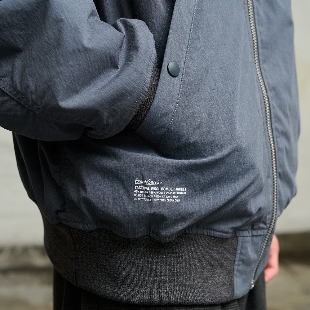Fresh Service - TACTICAL WOOL BOMBER JACKET