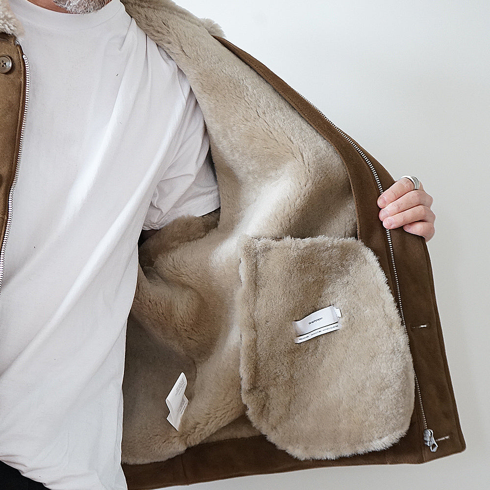 Graphpaper - Sheep Mouton Deck Jacket