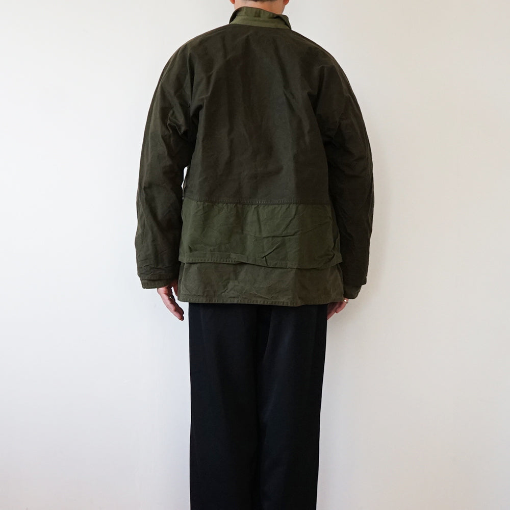 A.PRESSE - Vintage Cotton Silk Oiled Tent Cloth Logger Jacket