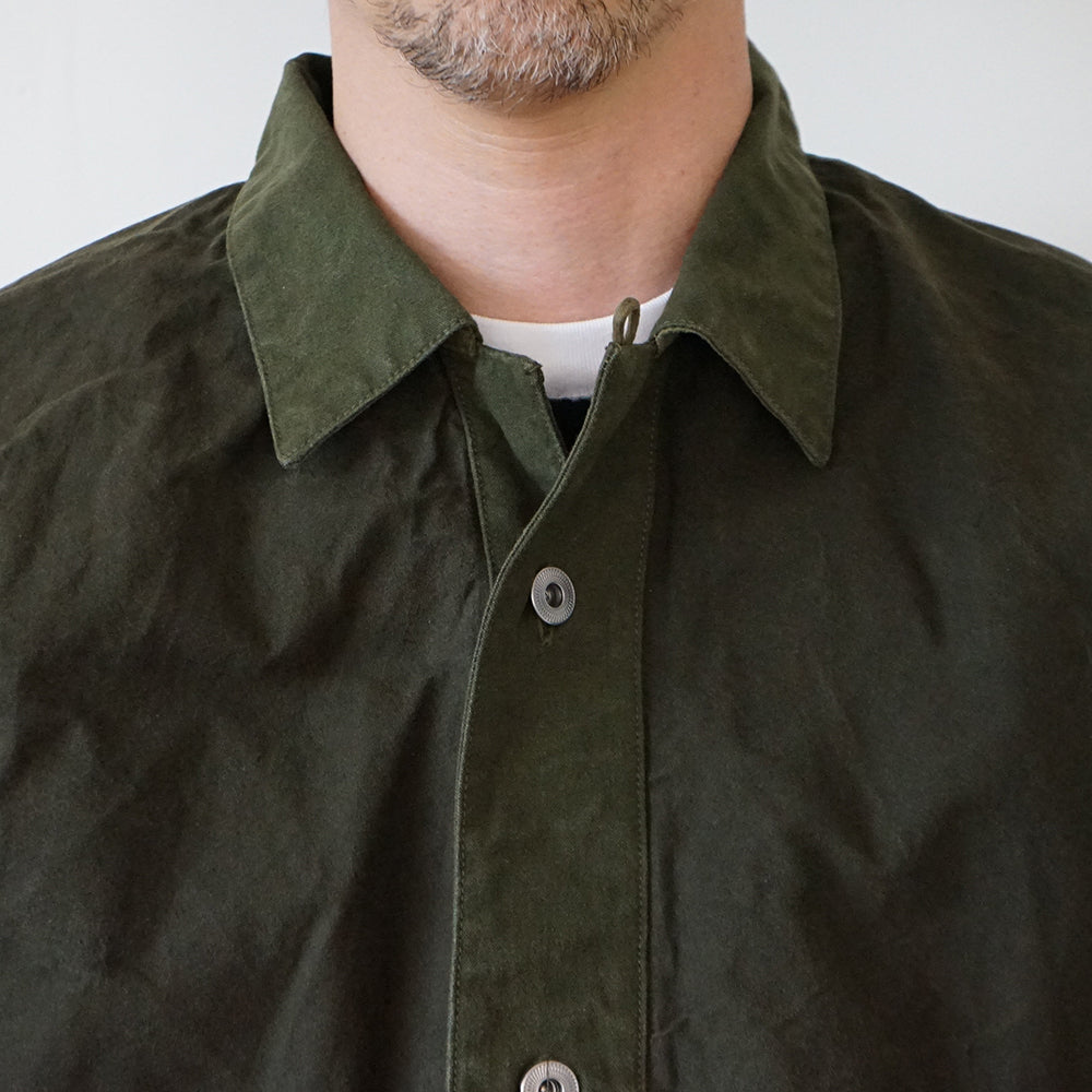 A.PRESSE - Vintage Cotton Silk Oiled Tent Cloth Logger Jacket