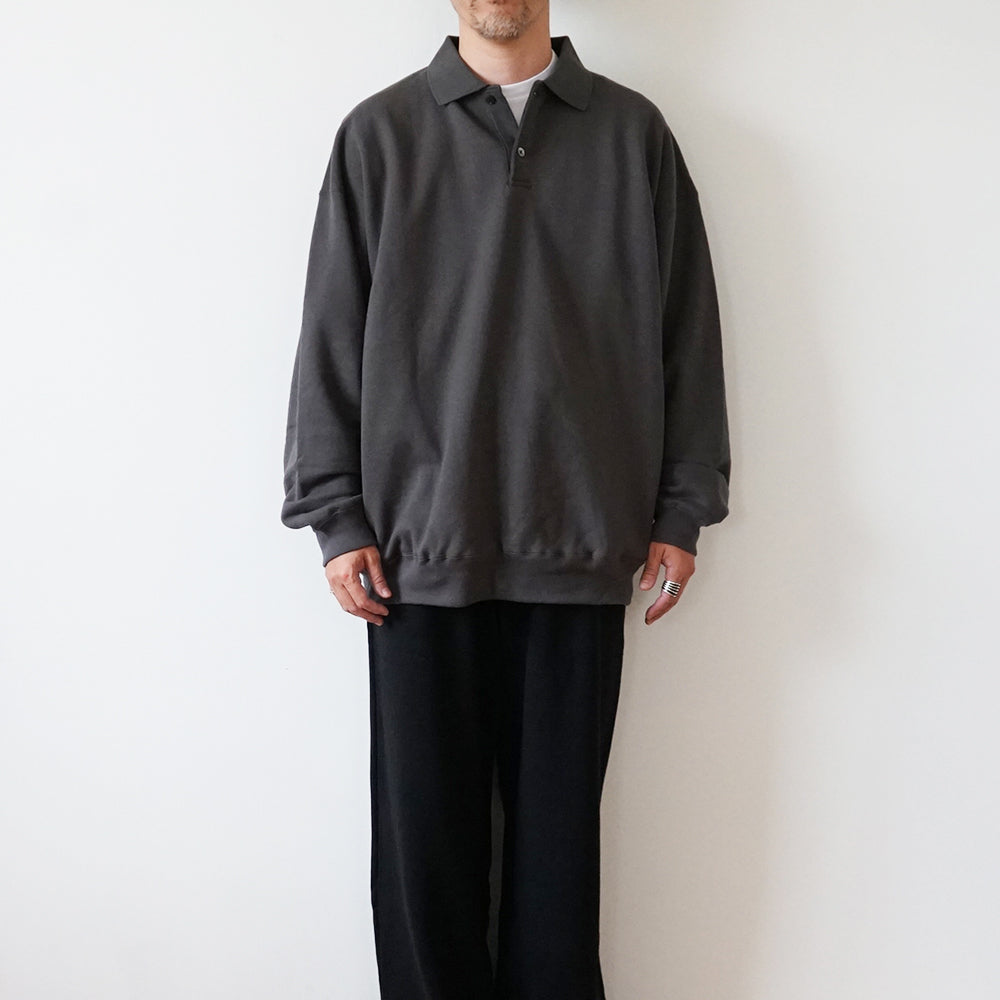 Graphpaper - AZUMA Terry Pullover Polo Sweat