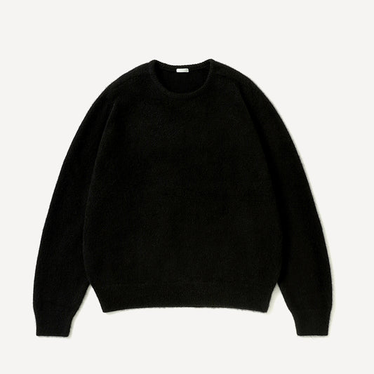 A.PRESSE - Brushed Cashmere Middle Gauge  Pullover Sweater