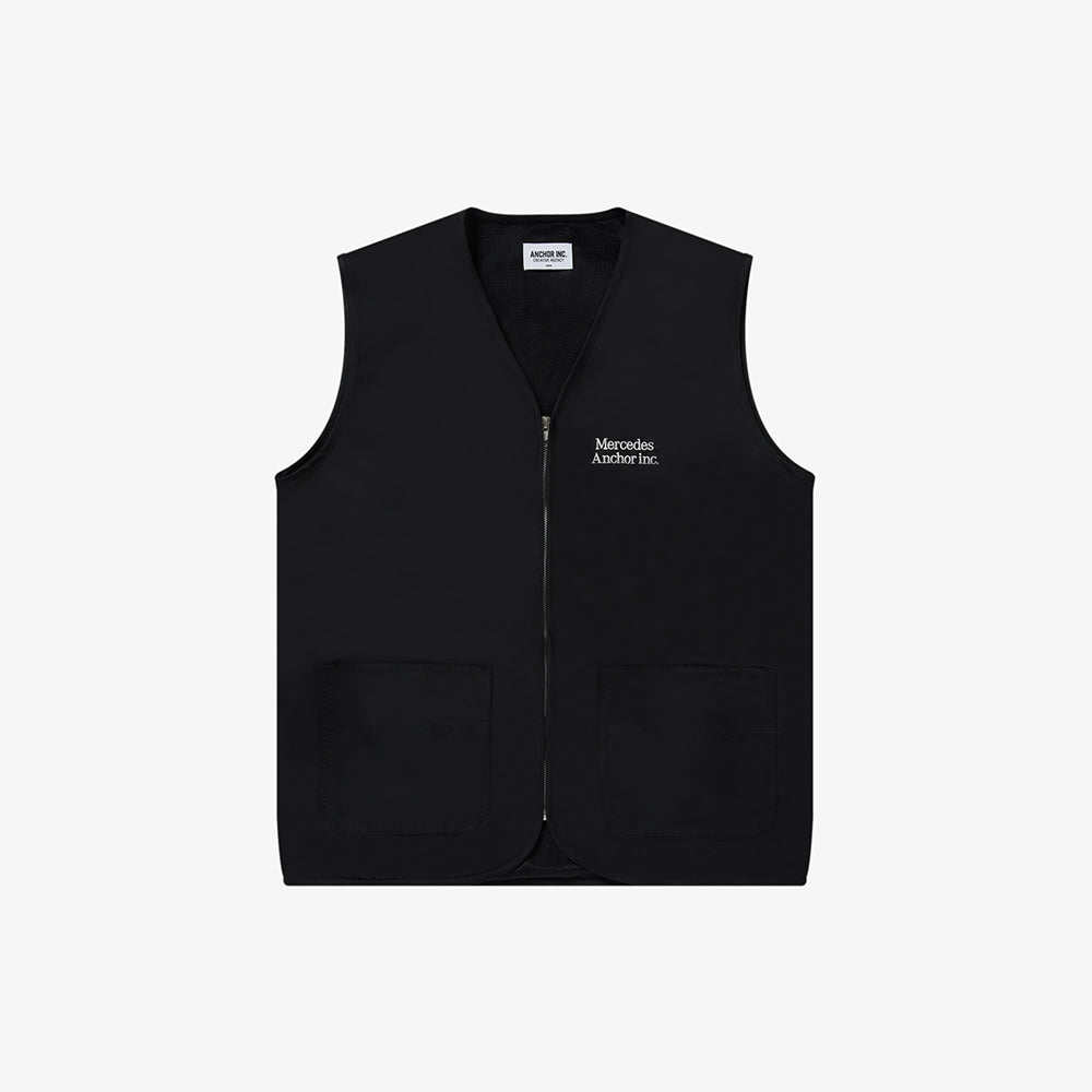 Mercedes Anchor inc. - LOGO NYLON ZIP VEST