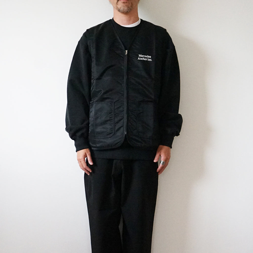Mercedes Anchor inc. - LOGO NYLON ZIP VEST – IN MY BOOK STORE
