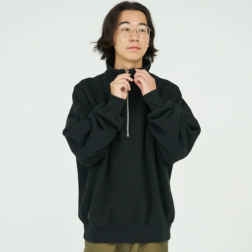 Fresh Service - HEAVY OZ HALF ZIP PULLOVER