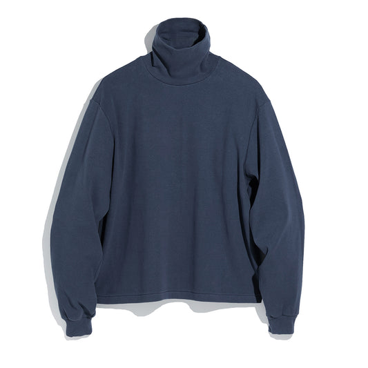 FOUNDOUR - MOCK NECK LONG SLEEVE SHIRT