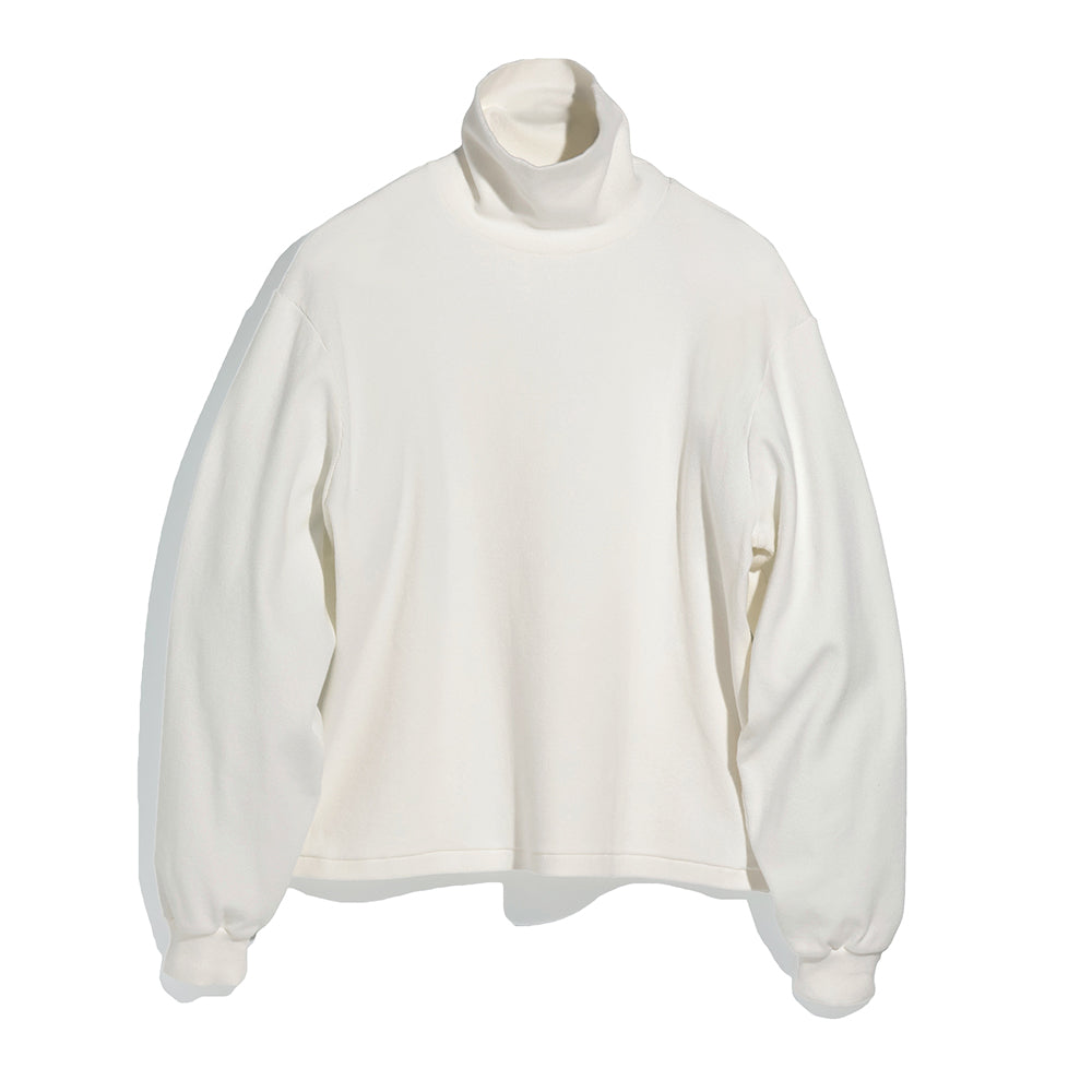 FOUNDOUR - MOCK NECK LONG SLEEVE SHIRT