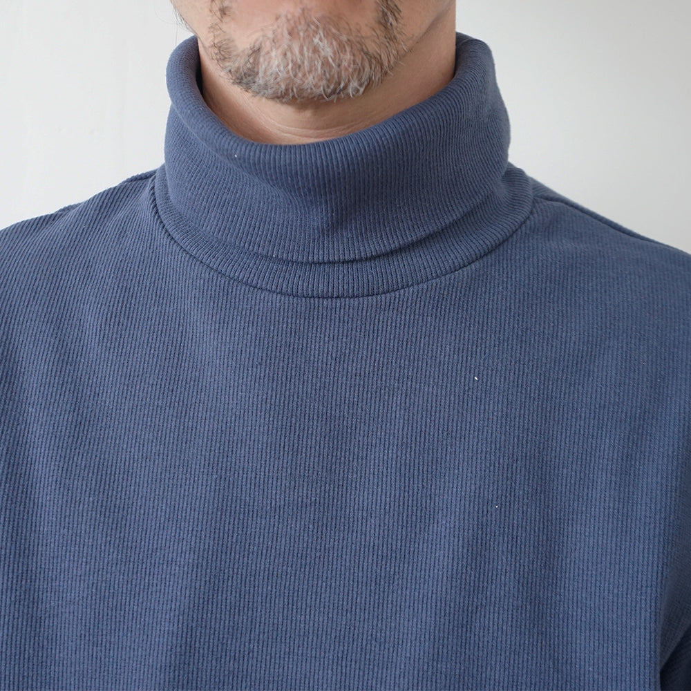 FOUNDOUR - MOCK NECK LONG SLEEVE SHIRT