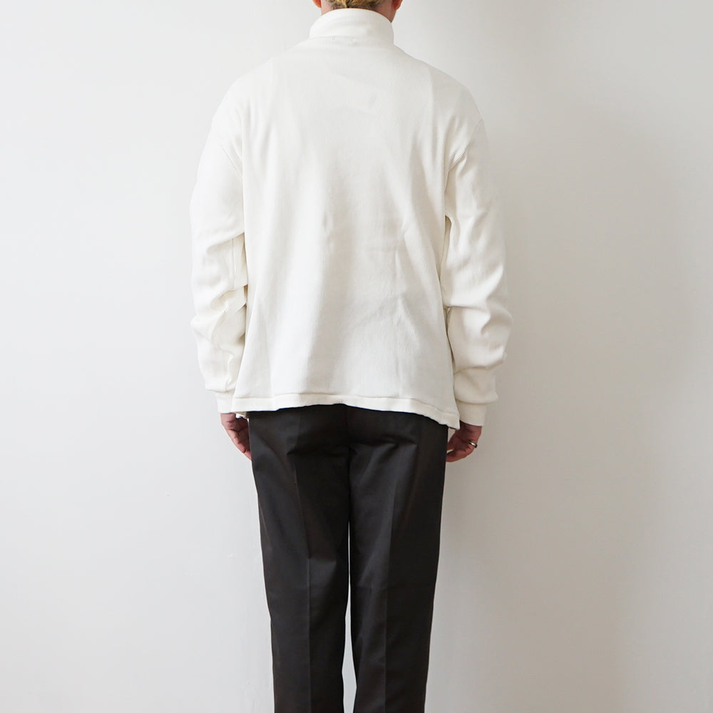 FOUNDOUR - MOCK NECK LONG SLEEVE SHIRT