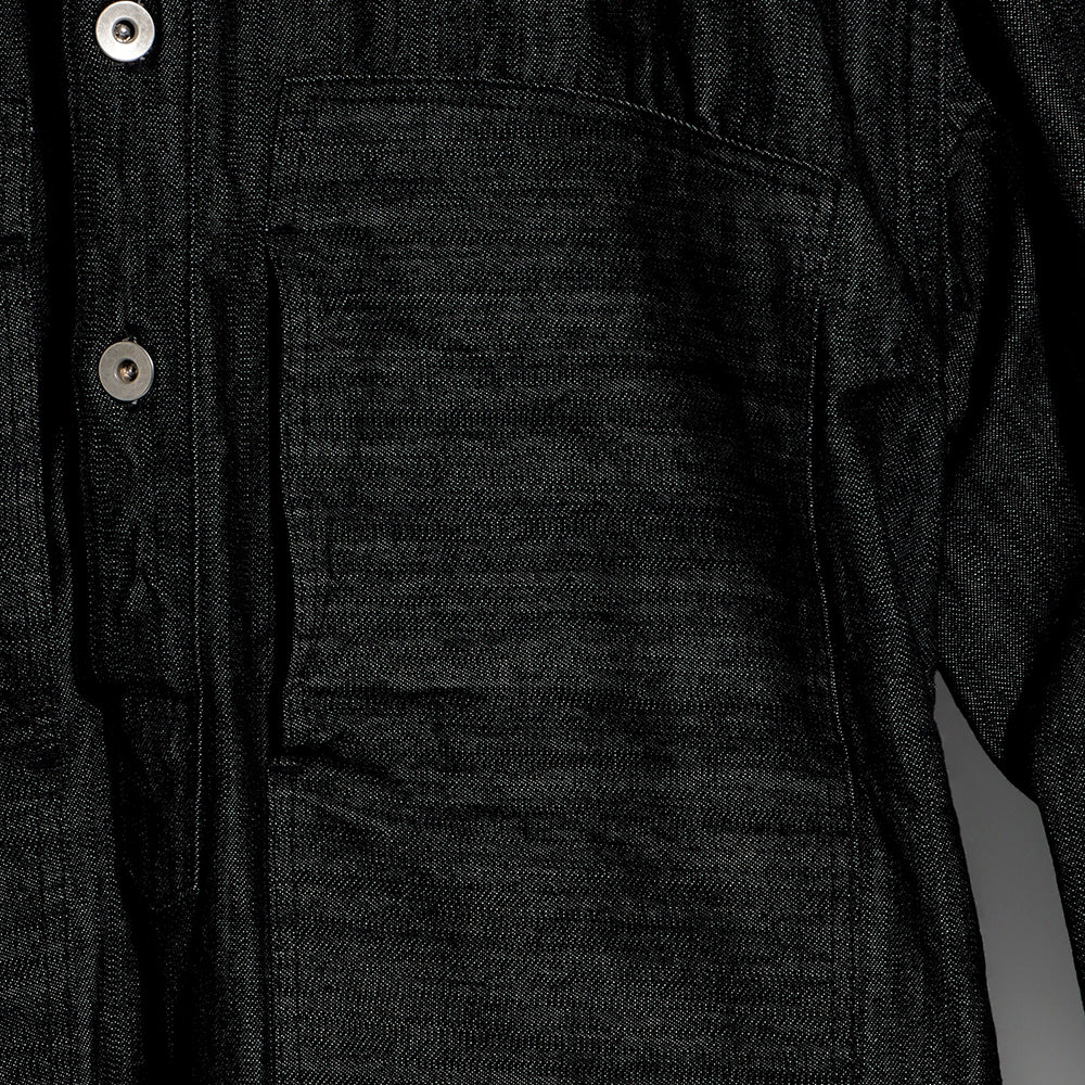 FOUNDOUR - BLACK DENIM PULLOVER – IN MY BOOK STORE