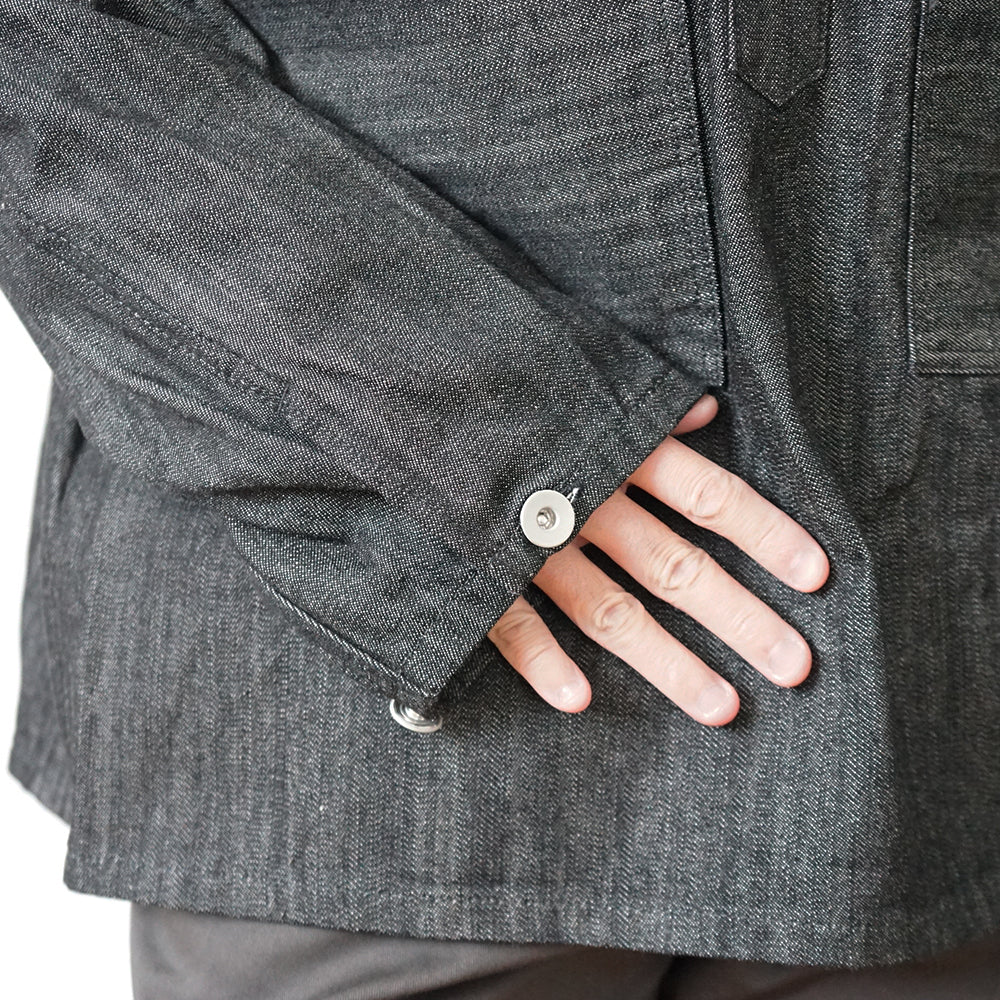 FOUNDOUR - BLACK DENIM PULLOVER – IN MY BOOK STORE