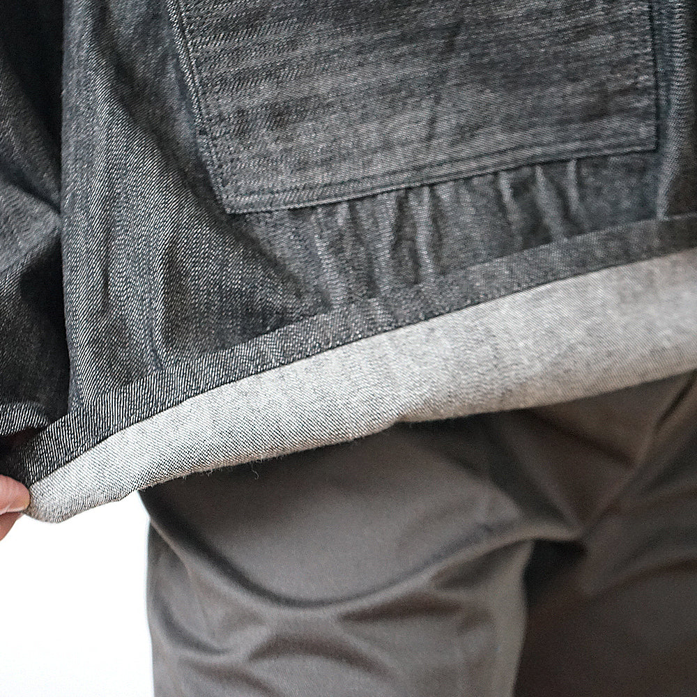 FOUNDOUR - BLACK DENIM PULLOVER