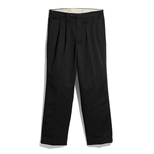 FOUNDOUR - T/C TWILL TUCK TROUSERS