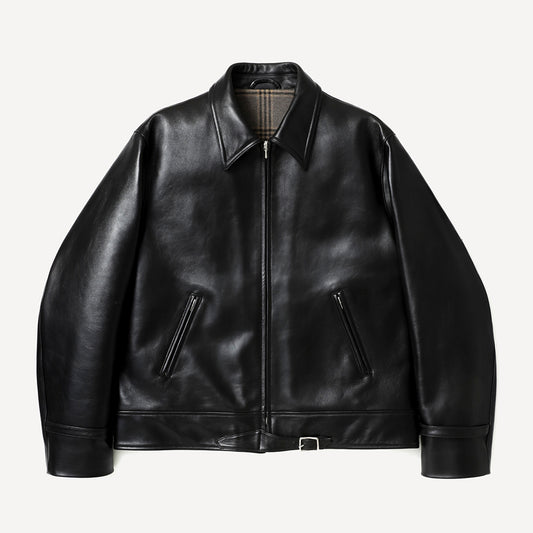 A.PRESSE - Leather French Riders Jacket