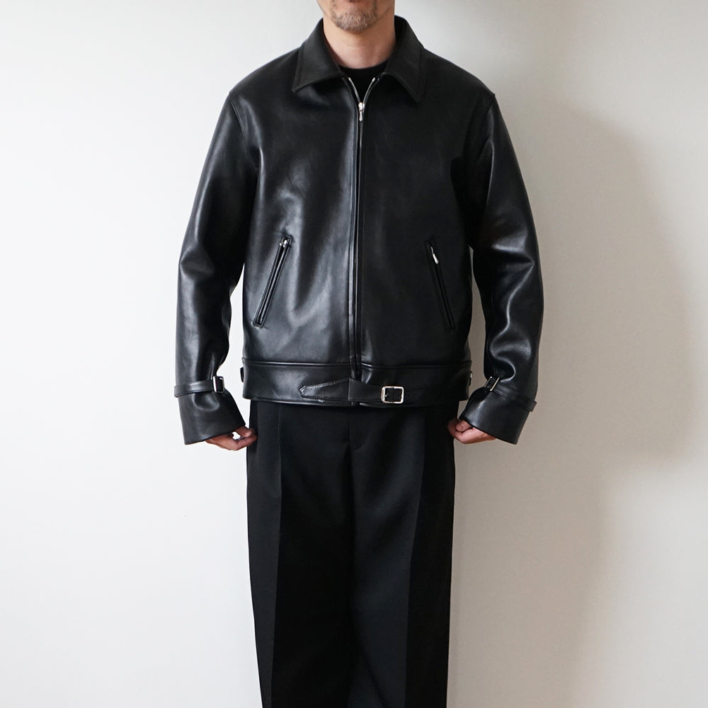 A.PRESSE - Leather French Riders Jacket