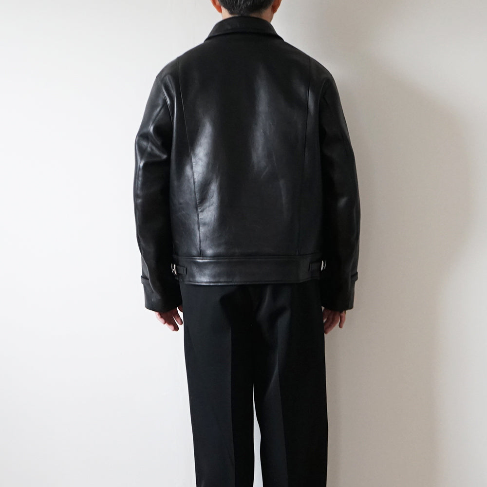 A.PRESSE - Leather French Riders Jacket