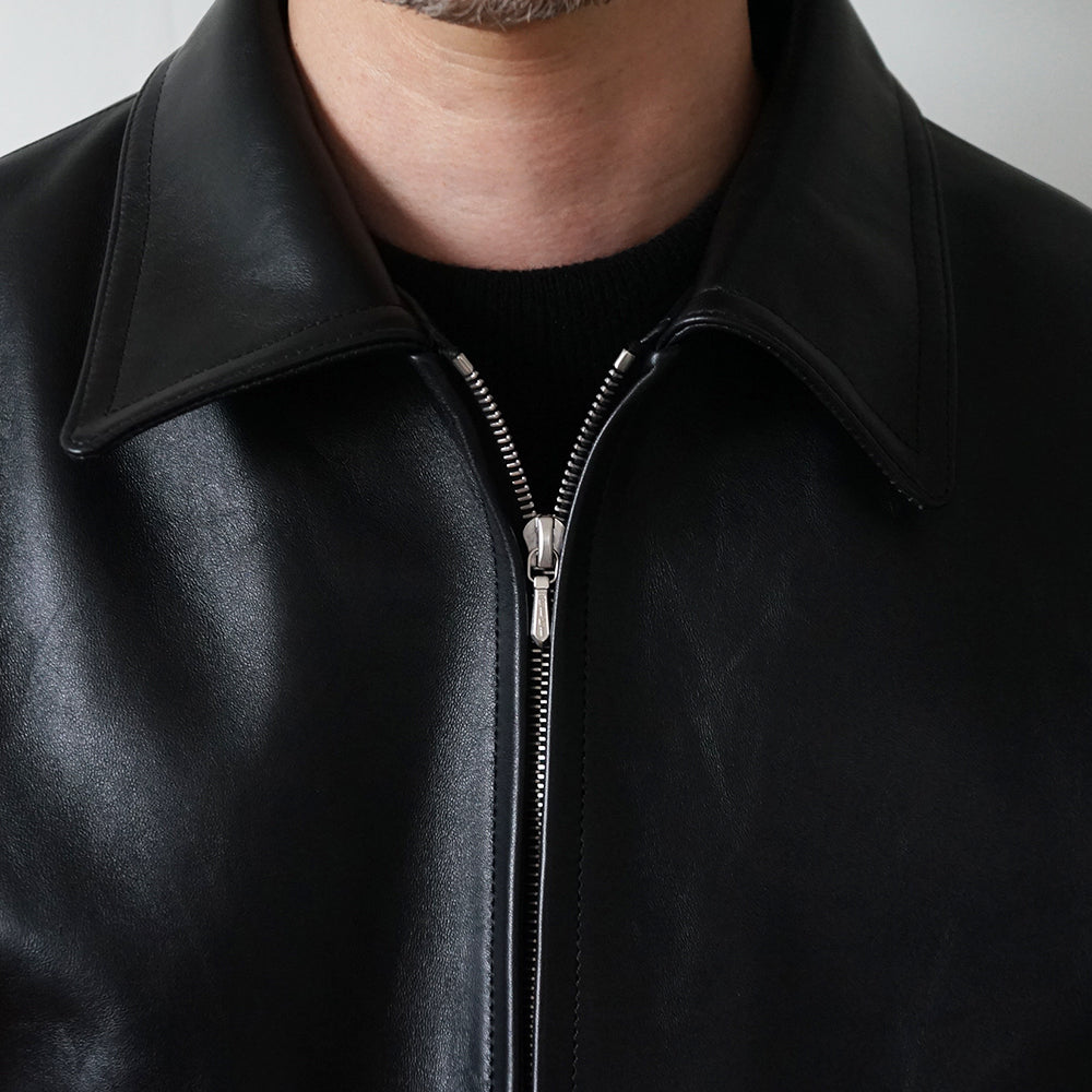 A.PRESSE - Leather French Riders Jacket