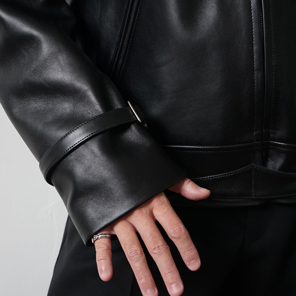 A.PRESSE - Leather French Riders Jacket