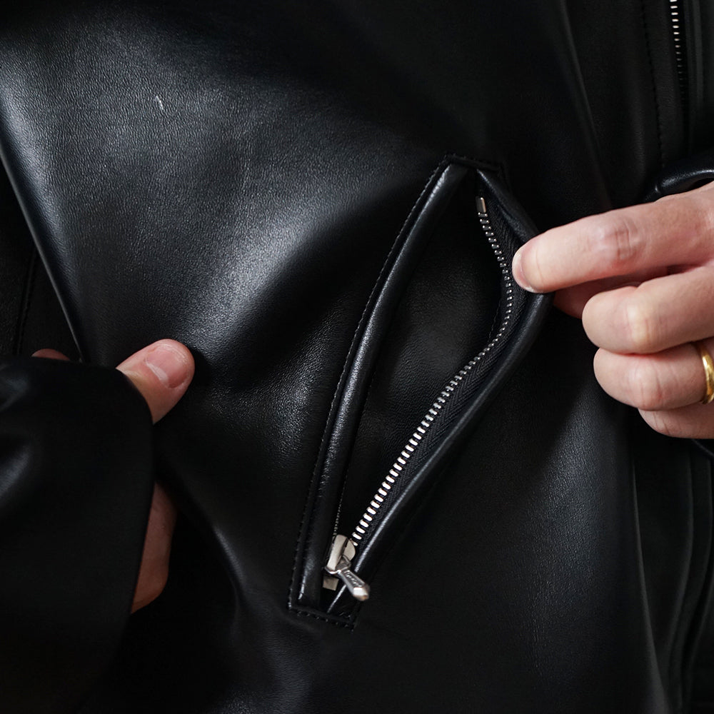 A.PRESSE - Leather French Riders Jacket