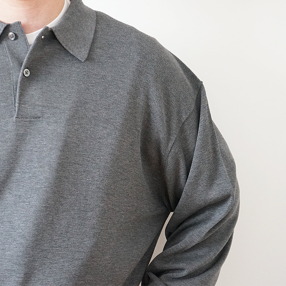 Graphpaper - Suvin High Gauge Knit Oversized L/S Polo – IN MY BOOK