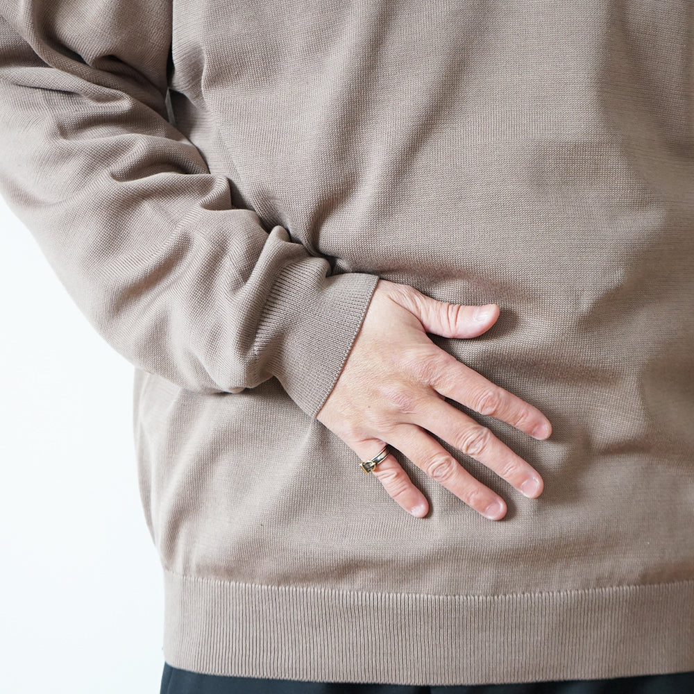 Graphpaper - Suvin High Gauge Knit Oversized L/S Polo