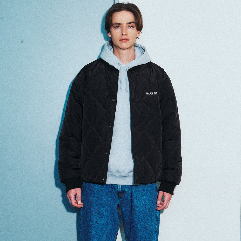 Mercedes Anchor inc. - BOLD LOGO QUILTED JACKET