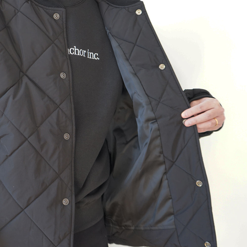 Mercedes Anchor inc. - BOLD LOGO QUILTED JACKET – IN MY BOOK STORE