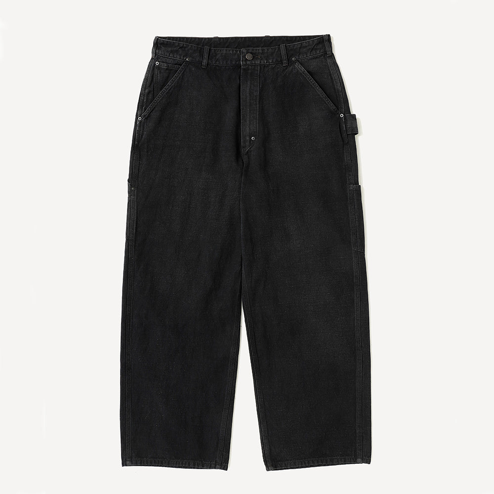 A.PRESSE - Vintage Silk Hemp Painter Pants