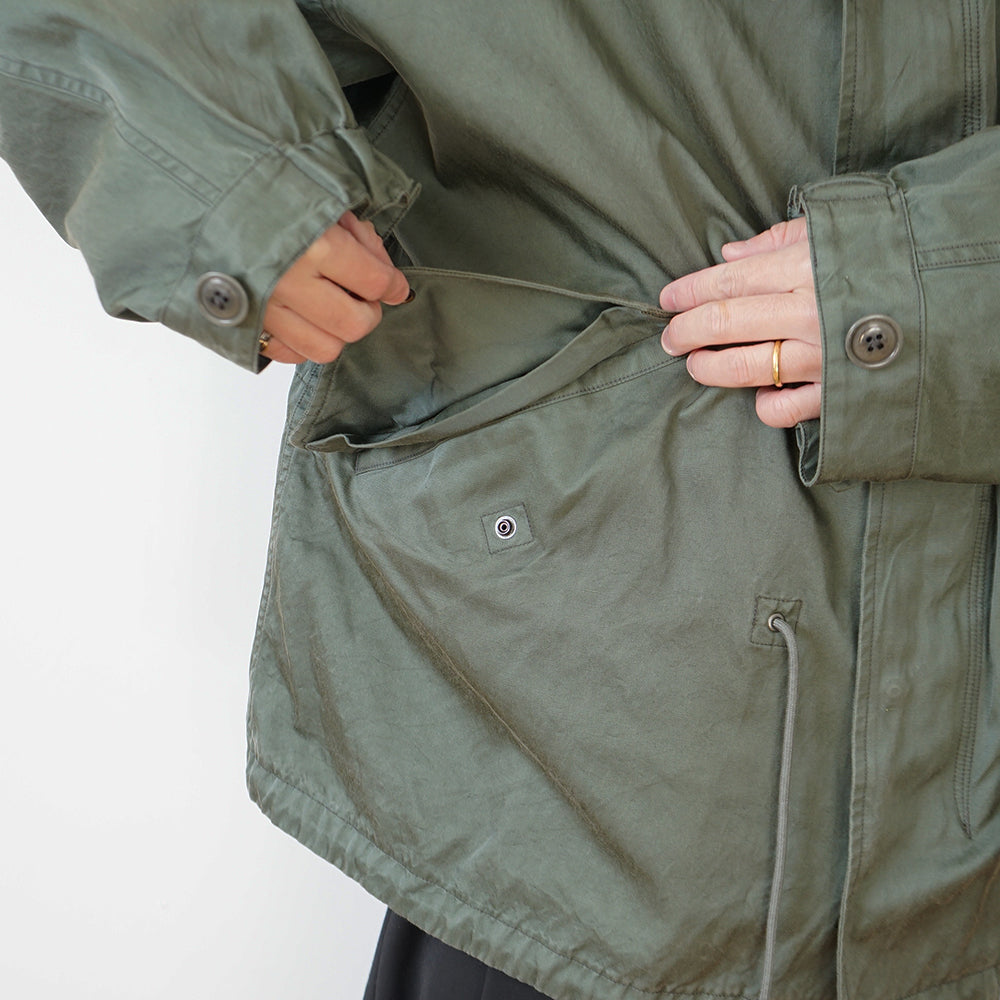 A.PRESSE - Vintage Silk Hoodie Jacket