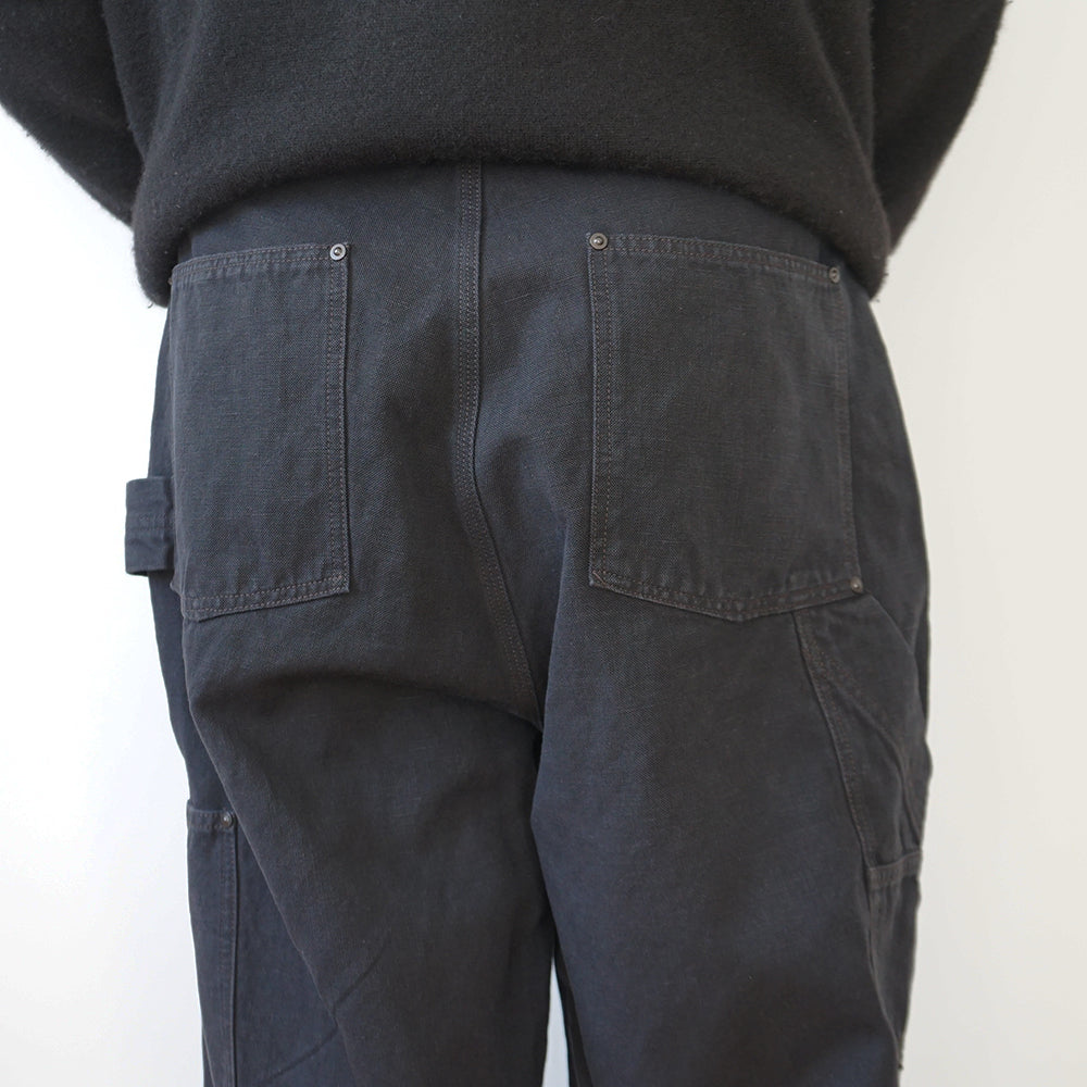 A.PRESSE - Vintage Silk Hemp Painter Pants