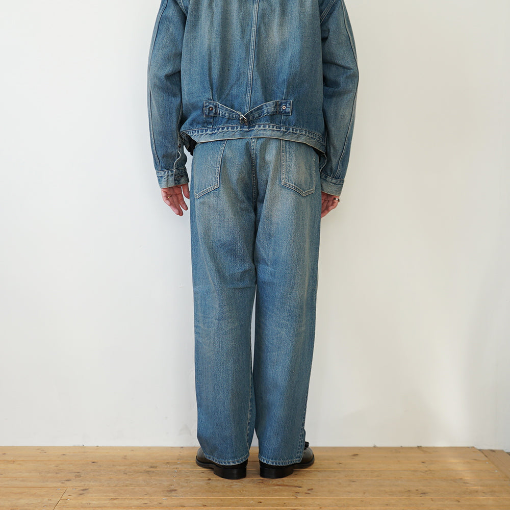 A.PRESSE - No.22 Washed Wide Denim Pants