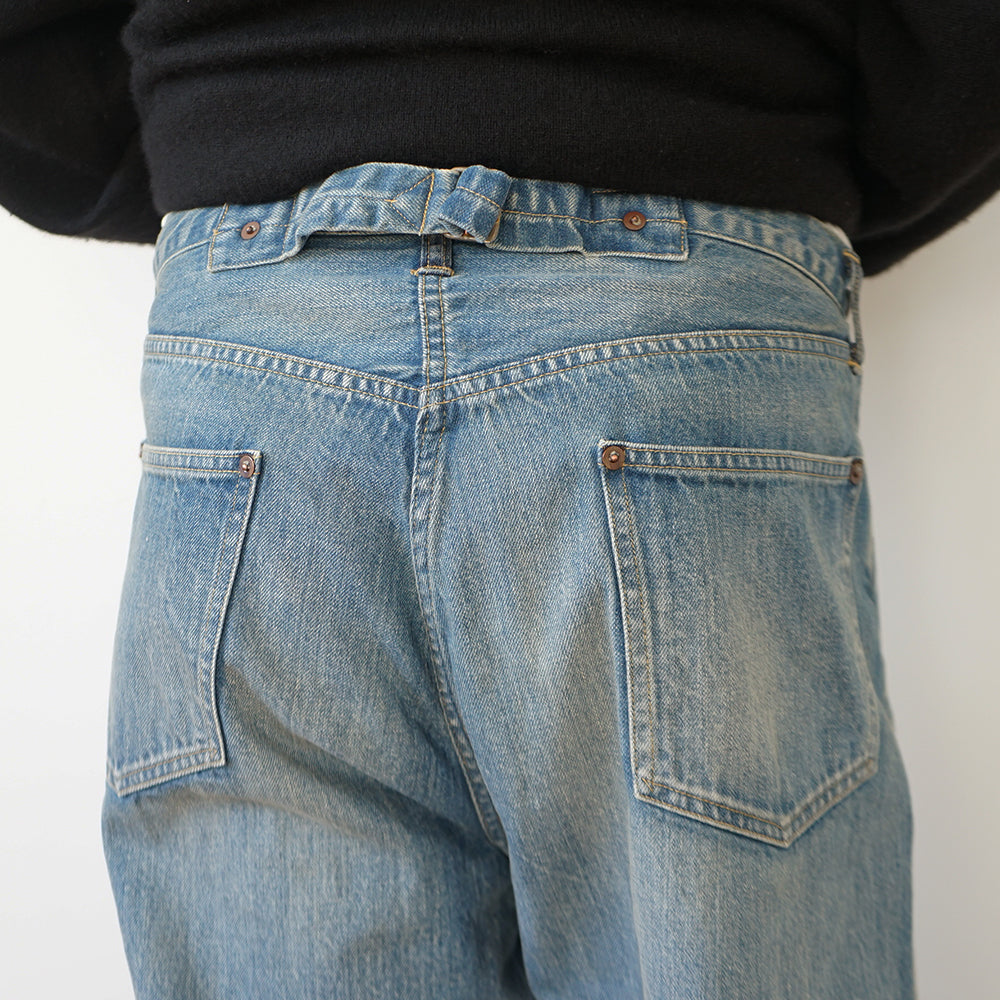 A.PRESSE - No.22 Washed Wide Denim Pants