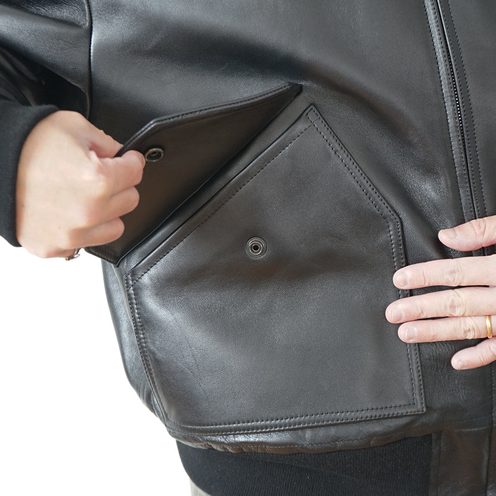 A.PRESSE - Leather CWU-45 Flight Jacket – IN MY BOOK STORE