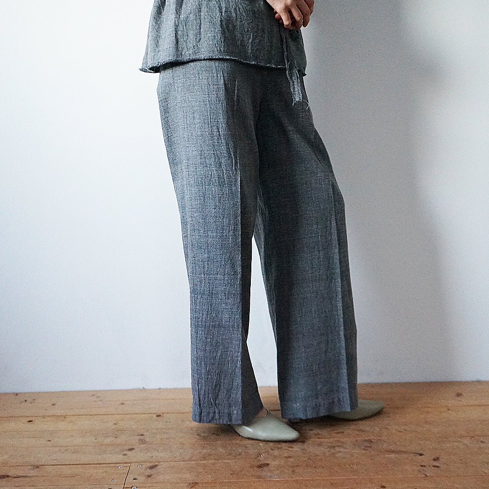 blurhms - Mix Heather Cotton Trousers