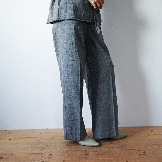 blurhms - Mix Heather Cotton Trousers