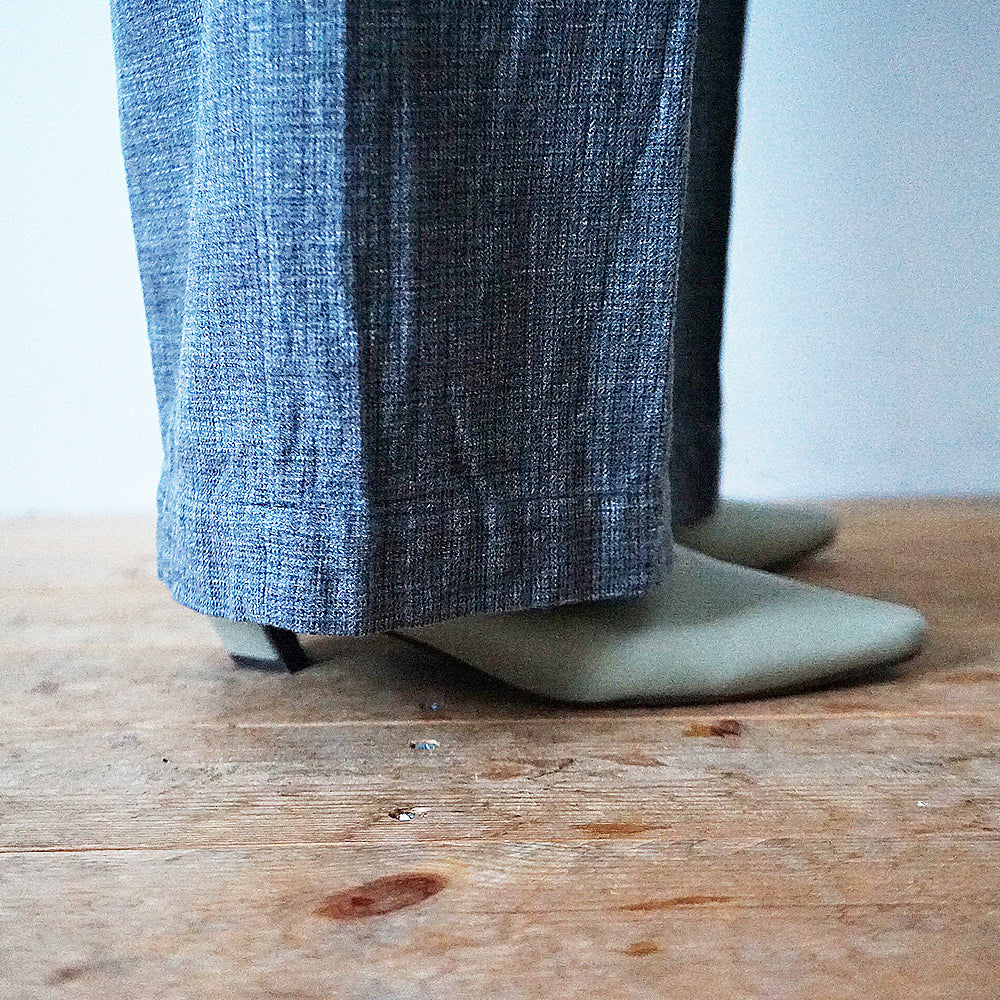 blurhms - Mix Heather Cotton Trousers